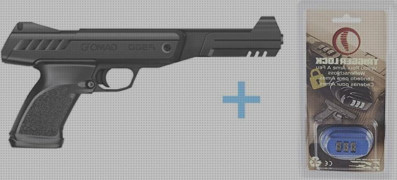 Pack Pistola Aire Comprimido P-900, Pistola perdigones Potencia de 3,5  Julios, 4,5 mm, Velocidad de Salida 105 m/s, Longitud 32 cm. + Funda  Portabalines + 250 Balines - Caza