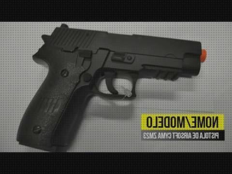 Review de pistola airsoft cyma elétrica sig sauer p226 slide metal