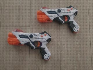 Review de pistolas nerf laser pack de 2